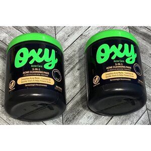 2 Oxy Acne Care Cleansing Treatment Pads  3-In-1 Exp 06/2027 90 Pads Each